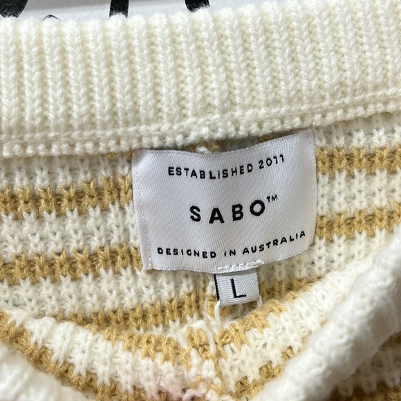 NWT Sabo Skirt Samia Striped Knit Shorts - Picture 6 of 8